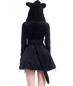 Black Cute Animal Dress Cospaly Costume
