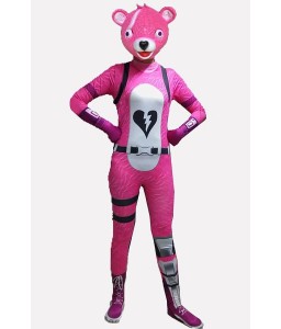 Pink Bear Jumpsuit Fortnite Halloween Costume