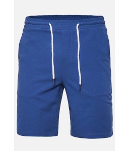 Men Drawstring Waist Slant Pocket Casual Shorts